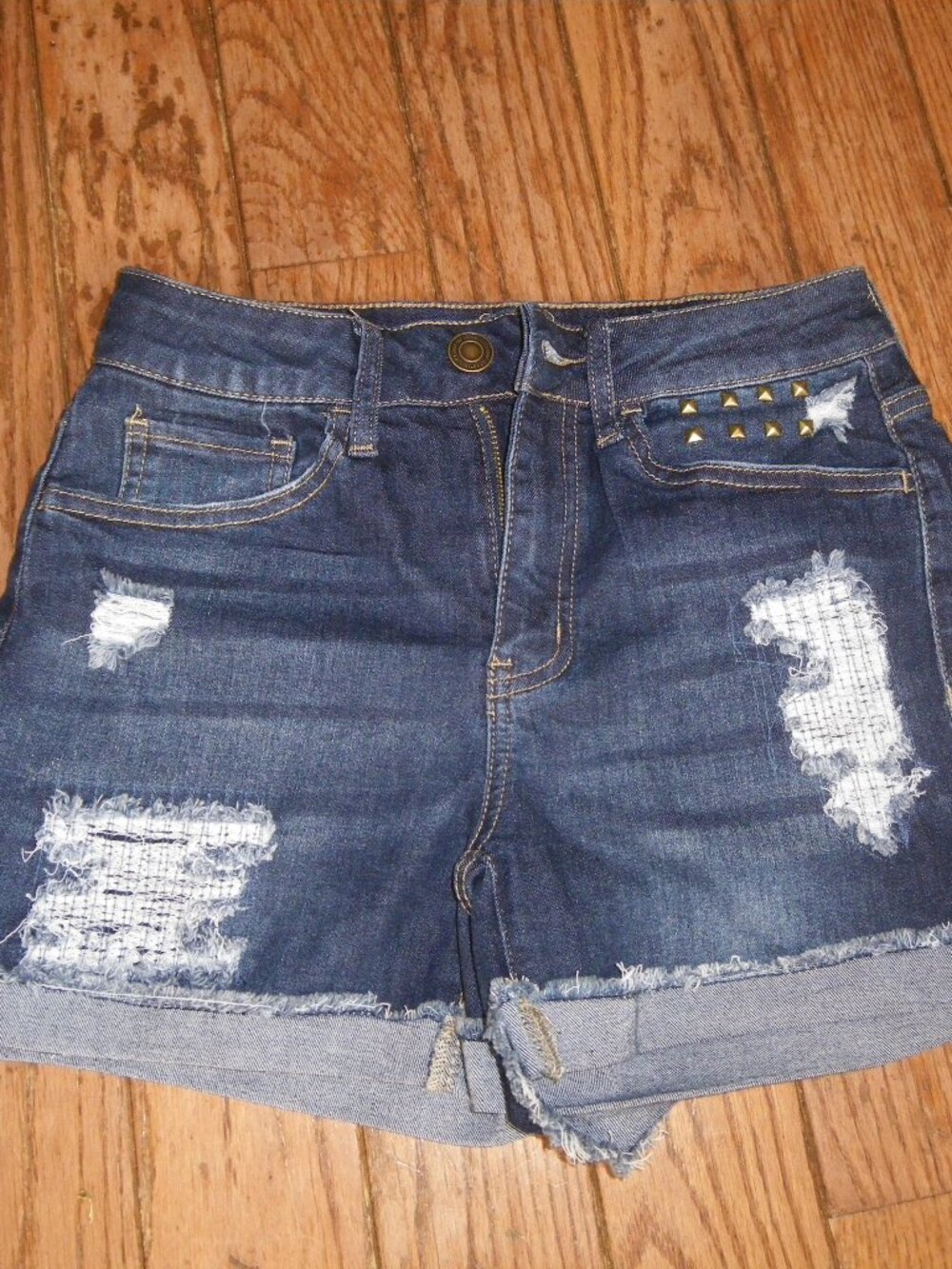 Girl’s Teen’s Denim Jean High Rise Midi Shorts